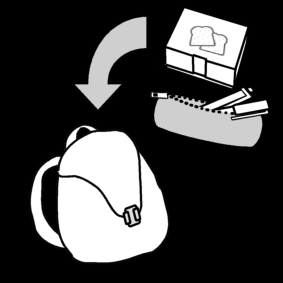backpack: pack